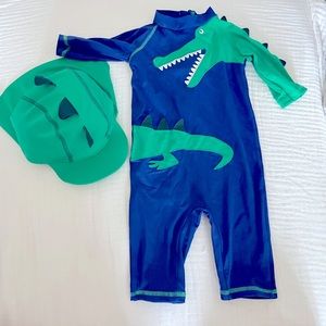 Baby Boden Animal Surf Set 12-18 months